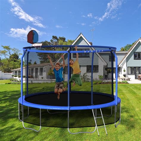 trampolines with netting|More.